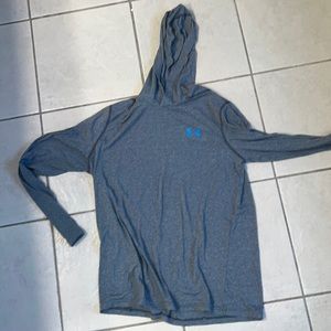 Under Armour long sleeve hoodie t-shirt. Dri-fit. Men’s small.